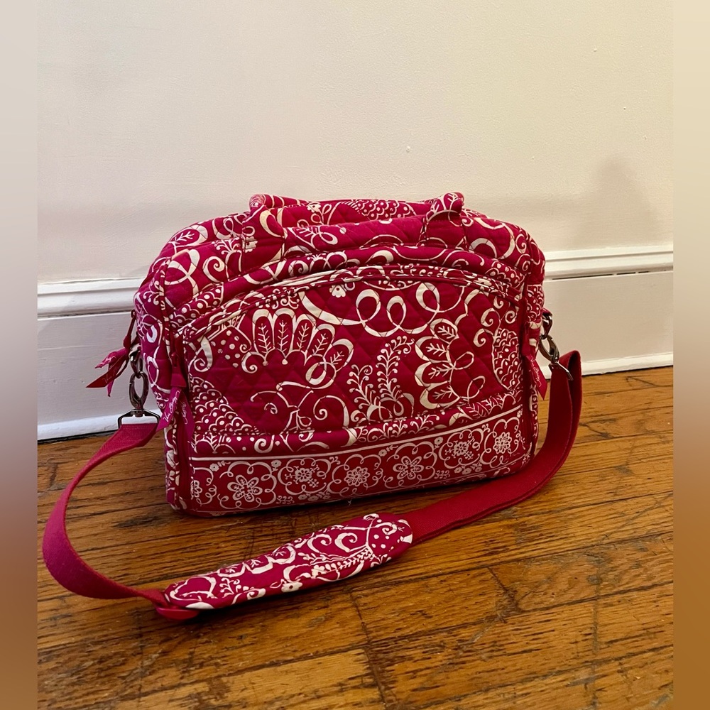 Vera Bradley Twirly Birds Metropolitan Bag Gem